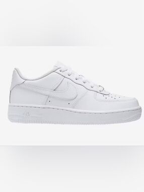 Nike Air Force 1 Low White Casual Shoes, Y7 Women 8.5 Men 7